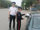 Дети против ДТП Учащиеся 8А кадетского класса МВД совместно с инспекторами ГИББД провели акцию "Дети против ДТП"