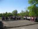 Митинг посвещенной  68 годовщине Победы! 7 мая  в школе прошел праздничный концерт посвященный 68 годовщине Победы!