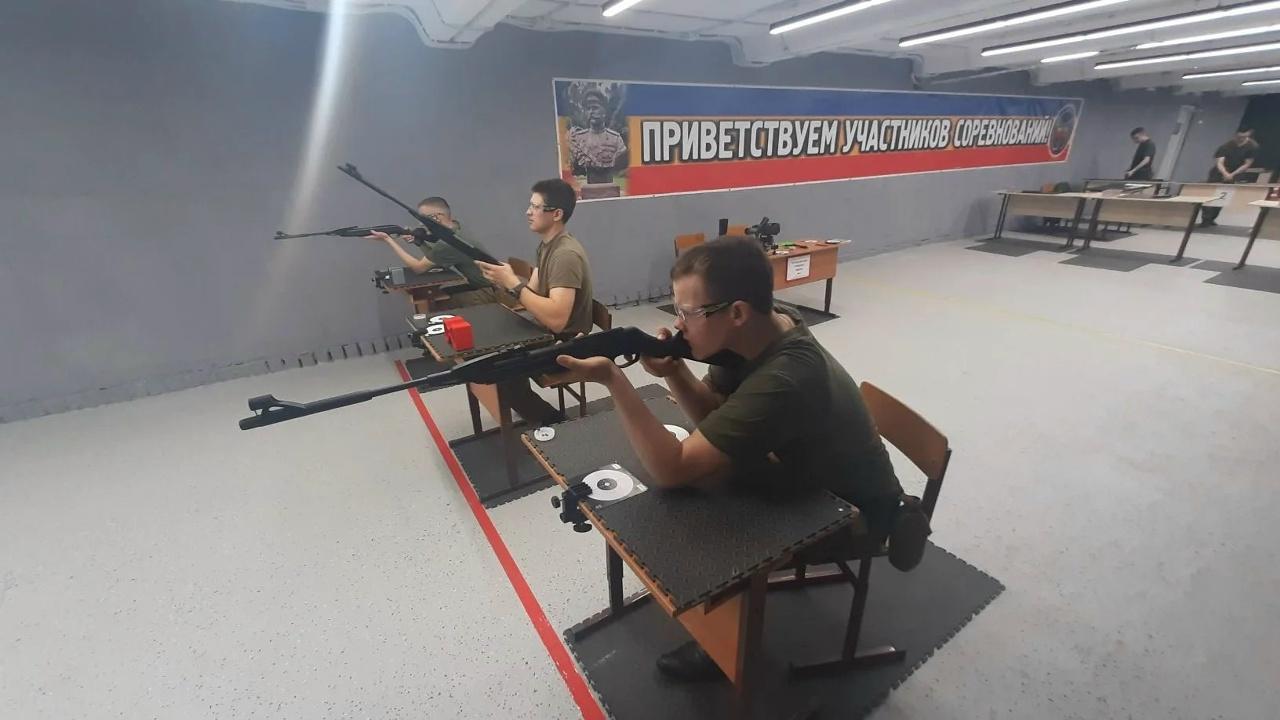 кадеты на стрельбах