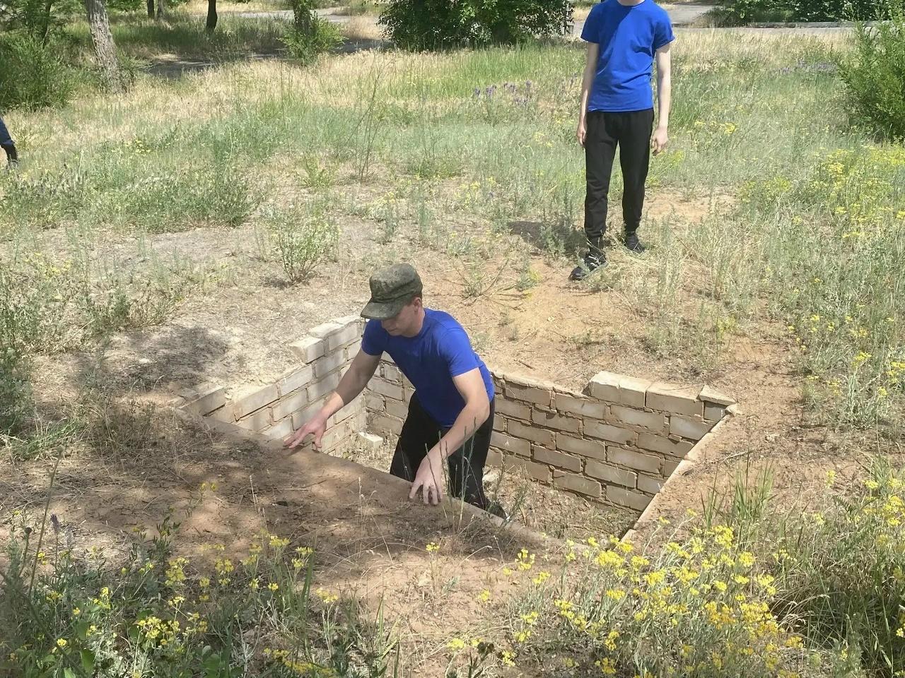 кадеты на полосе с препятствиями