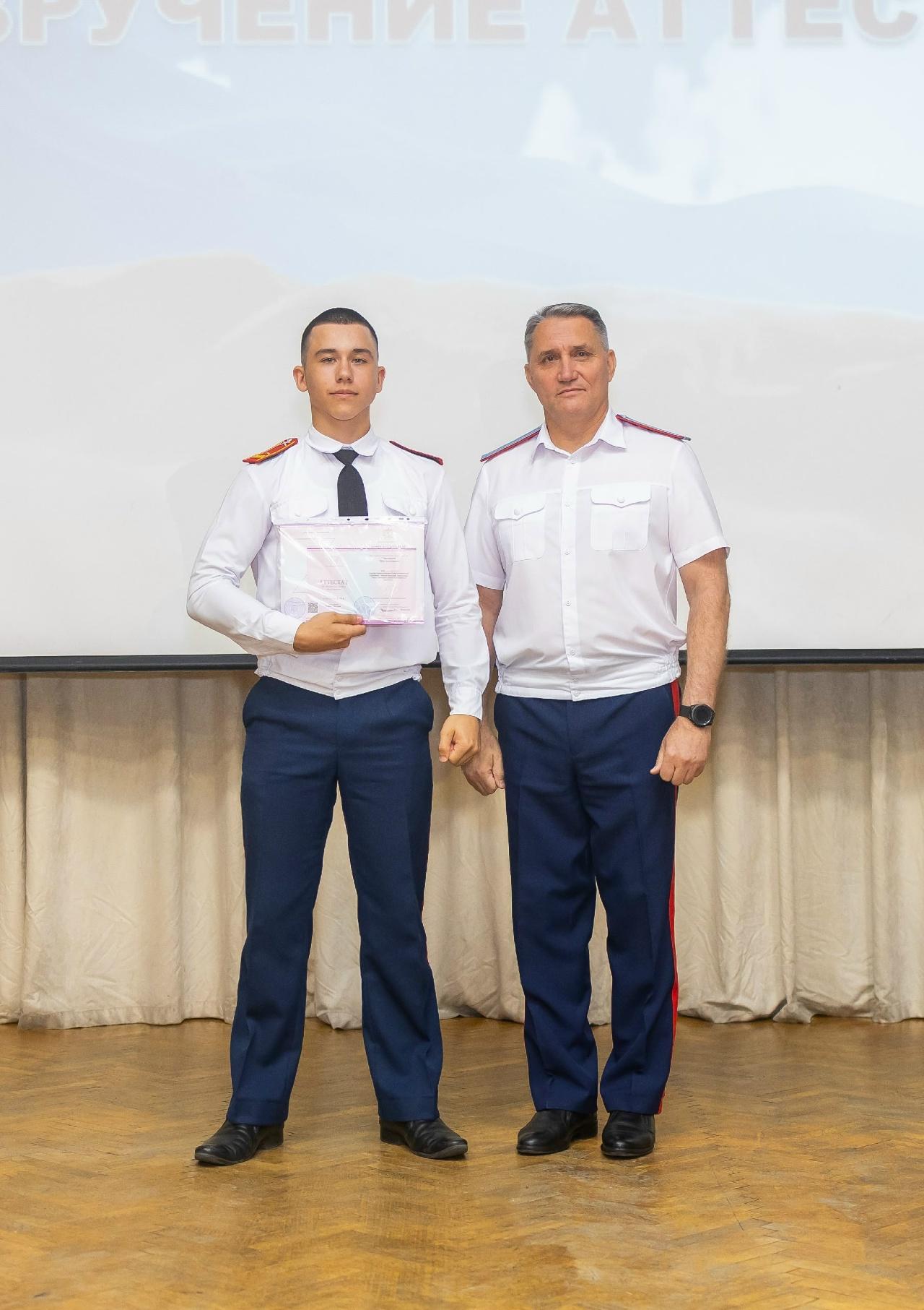 Кадет -выпускник и директор ВККК Исаков С.В.