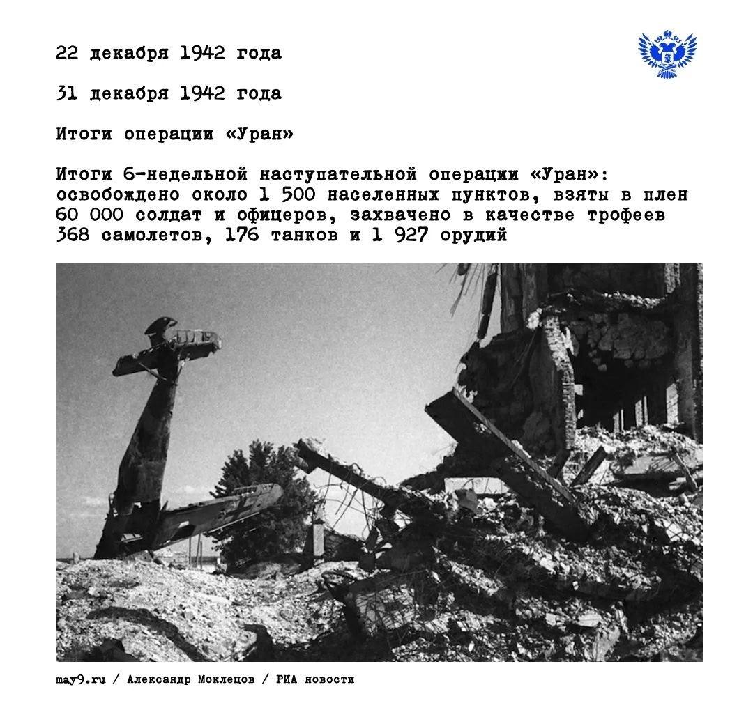 Итоги операции Уран