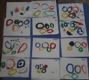 Олимпийские кольца рисование гуашью