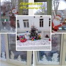 окна в сказку новогоднее оформление МОУ детский сад № 30