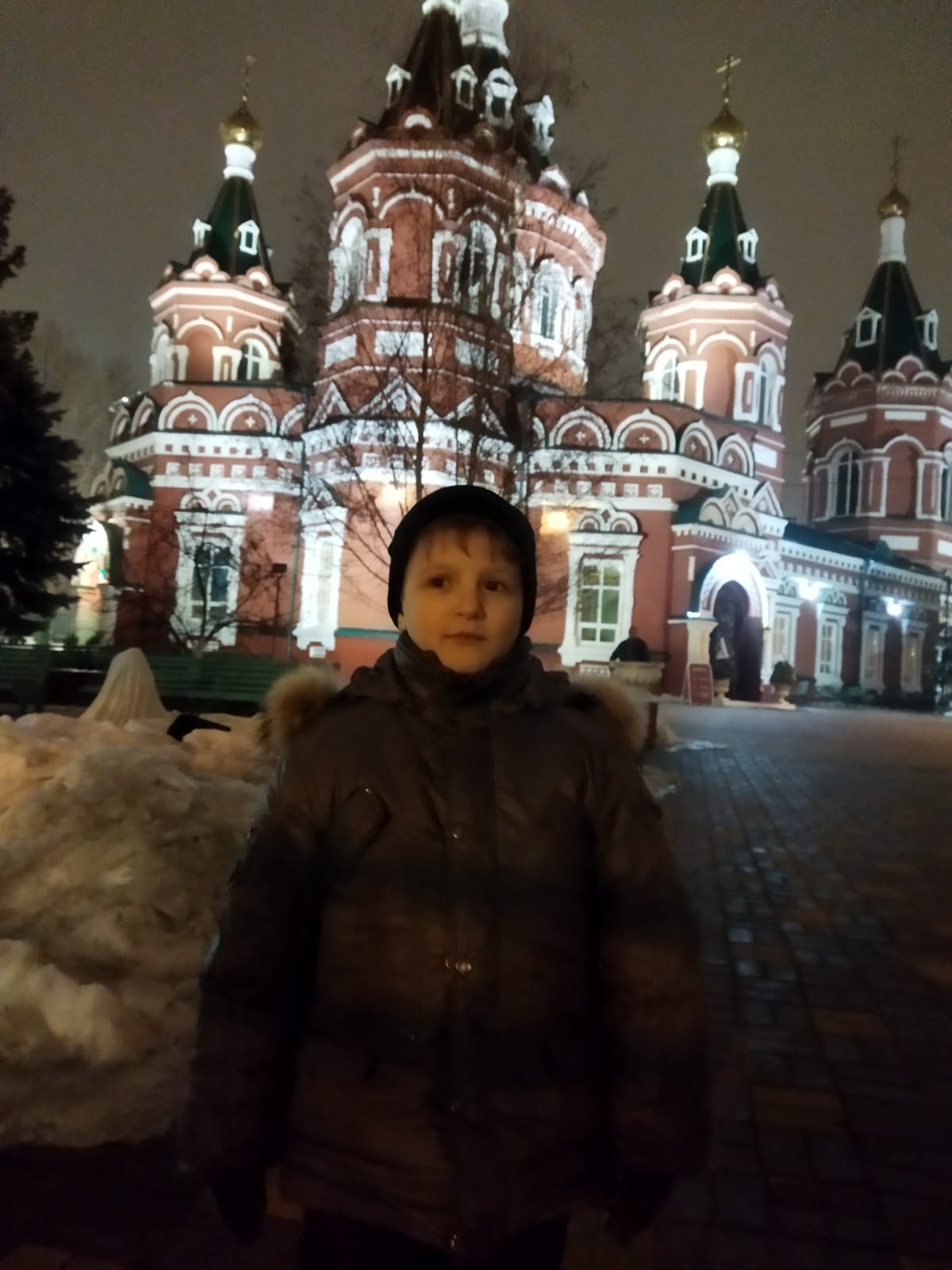 Посещение храма во время Новогодних каникул семья Кирюхиных