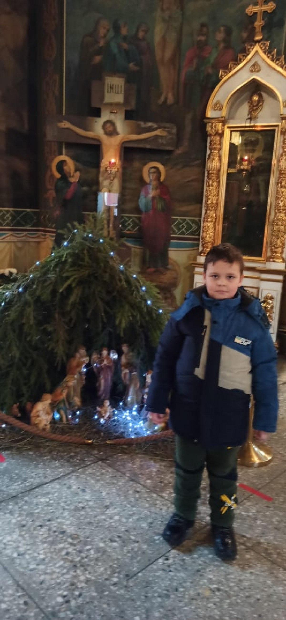 Посещение храма во время Новогодних каникул семья Пустоваровых