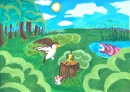 Иллюстрация к стихотворению К.И. Чуковского "Тараканище" Итоги участия в региональной выставке-конкурсе посвященной 140-летию со дня рождения Корнея Ивановича Чуковского
