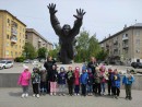 Возложение цветов памятнику Николая Паникахи. Праздник Победы!