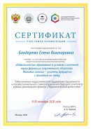 всероссийский сертификат участника конференции