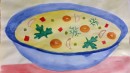 группа №8 Рисунок семьи Виолетты Г. "Овощной суп"