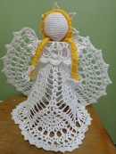 "Ангел" К конкурсу "Рождественский миг, родители связали чудесного ангела.