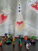 День космонавтики В этот знаменательной даты день в нашей детском саду прошли тематические занятия «Удивительный мир космоса».