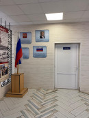 Установка двери в медпункт По государственной программе РФ "Доступная среда" в МОУ СШ № 134 "Дарование" установлена дверь в медпункт