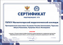 Сертификат участника. Участник конкурса