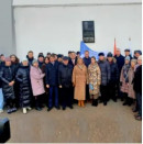 Открытие мемориальной доски Геннадию Ванюткину. В гостях председатель городского Собрания Александр Морозов и заместитель главы города Магнитогорска Александр Леднев