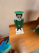 Солдат Конструирование из бумаги к 23 февраля