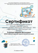 сертификат участника