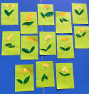  Аппликация "Весенний ковёр из одуванчиков"  старшая группа № 4