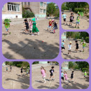 9 подвижная игра "Ловишки-ёлочки".