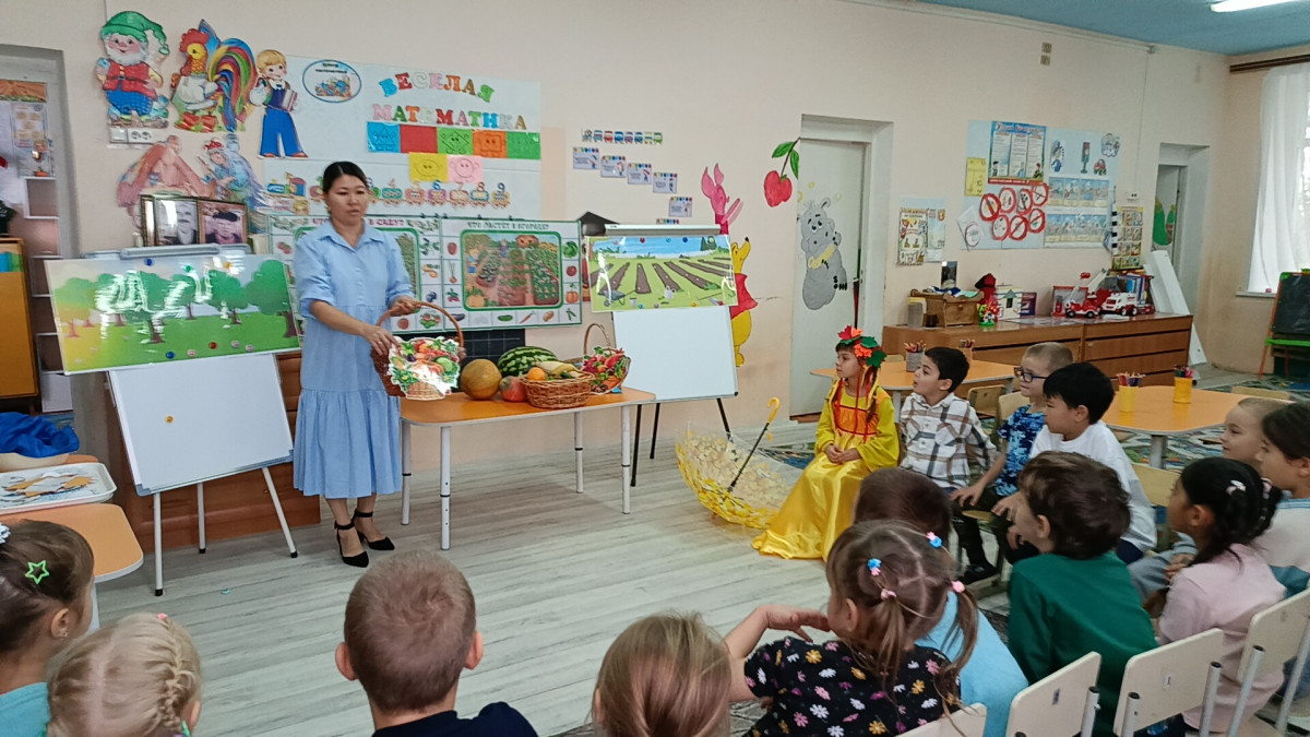 Открытое занятие в старшей группе