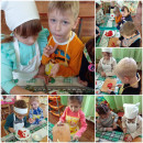 4 Приготовление салата из овощей с горчичным маслом.