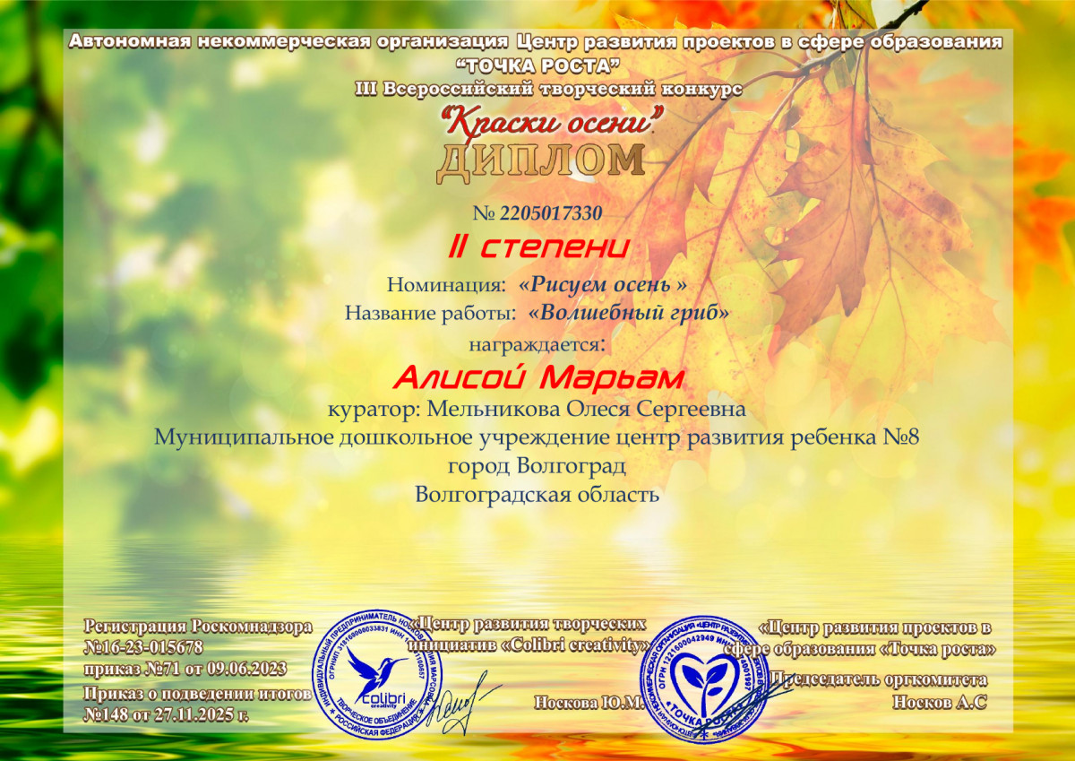 достижения воспитанников 2025г