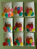 Аппликация "Пасхальный кулич" старшая группа № 3