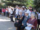 на митинге присутствовали ветераны ВОВ , дети военного Сталинграда, труженики тыла 