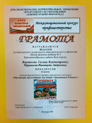 Грамота Межмуниципальный профессиональный конкурс
