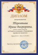 Диплом 2 место