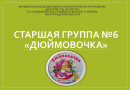 Группа №6 "Дюймовочка"