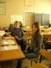 Товпеко Полина и учитель Никитина О.А. ждут выхода на связь 