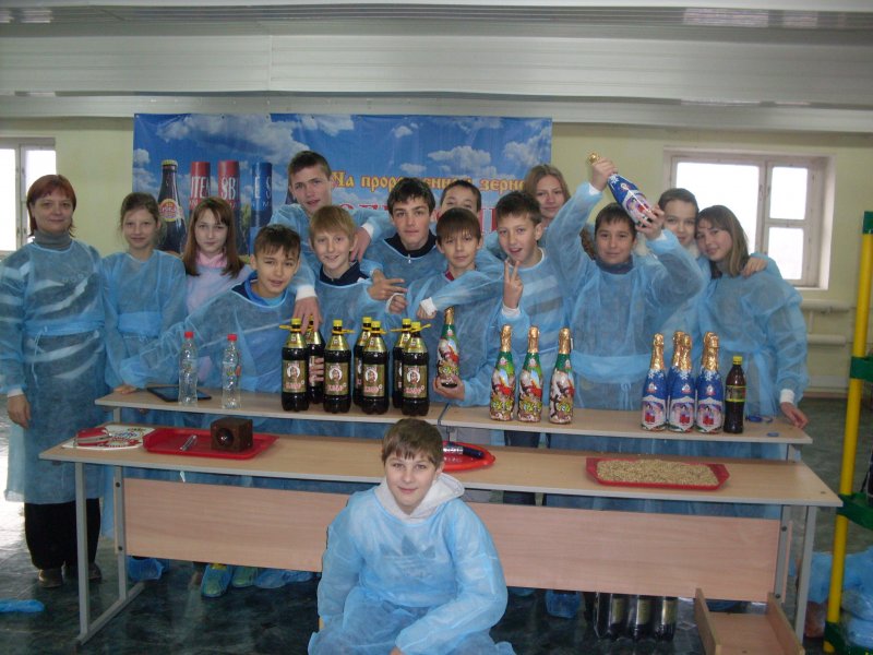 Экскурсия учащихся на завод "Пивовар"