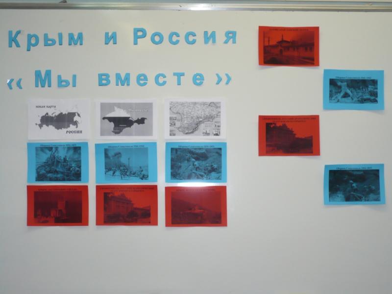 Уроки, посвященные воссоединению Крыма с Россией