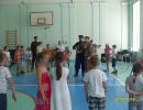 Выступление ансамбля "Казачья воля" Дети принимали активное участие.