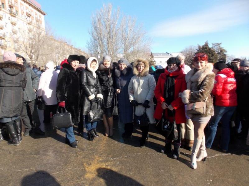 Митинг на Центральной набережной