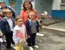 Развлечение, посвящённое Дню знаний Ребята строятся на школьную линейку