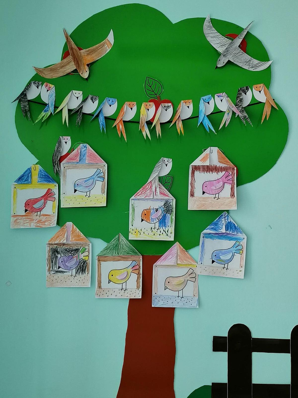 Оформление зала на день птиц в детском саду