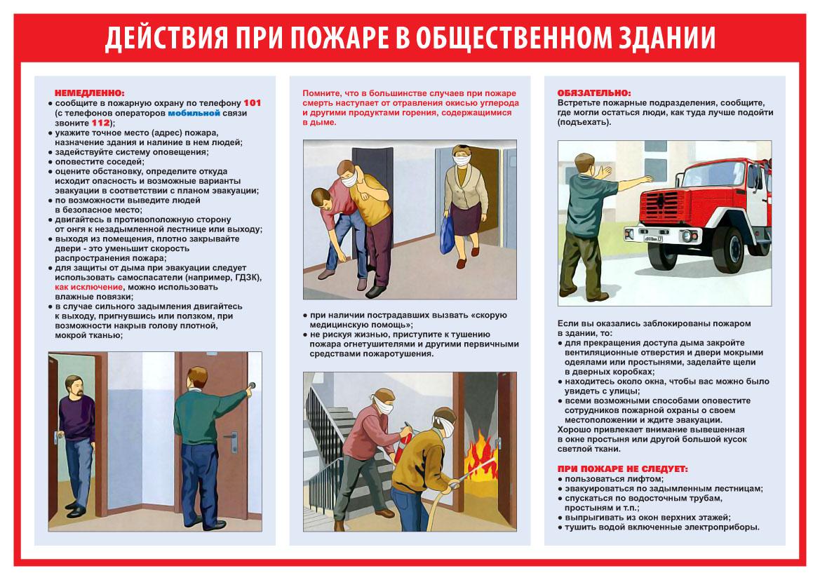 Правила пожарной безопасности на предприятии для работников образец