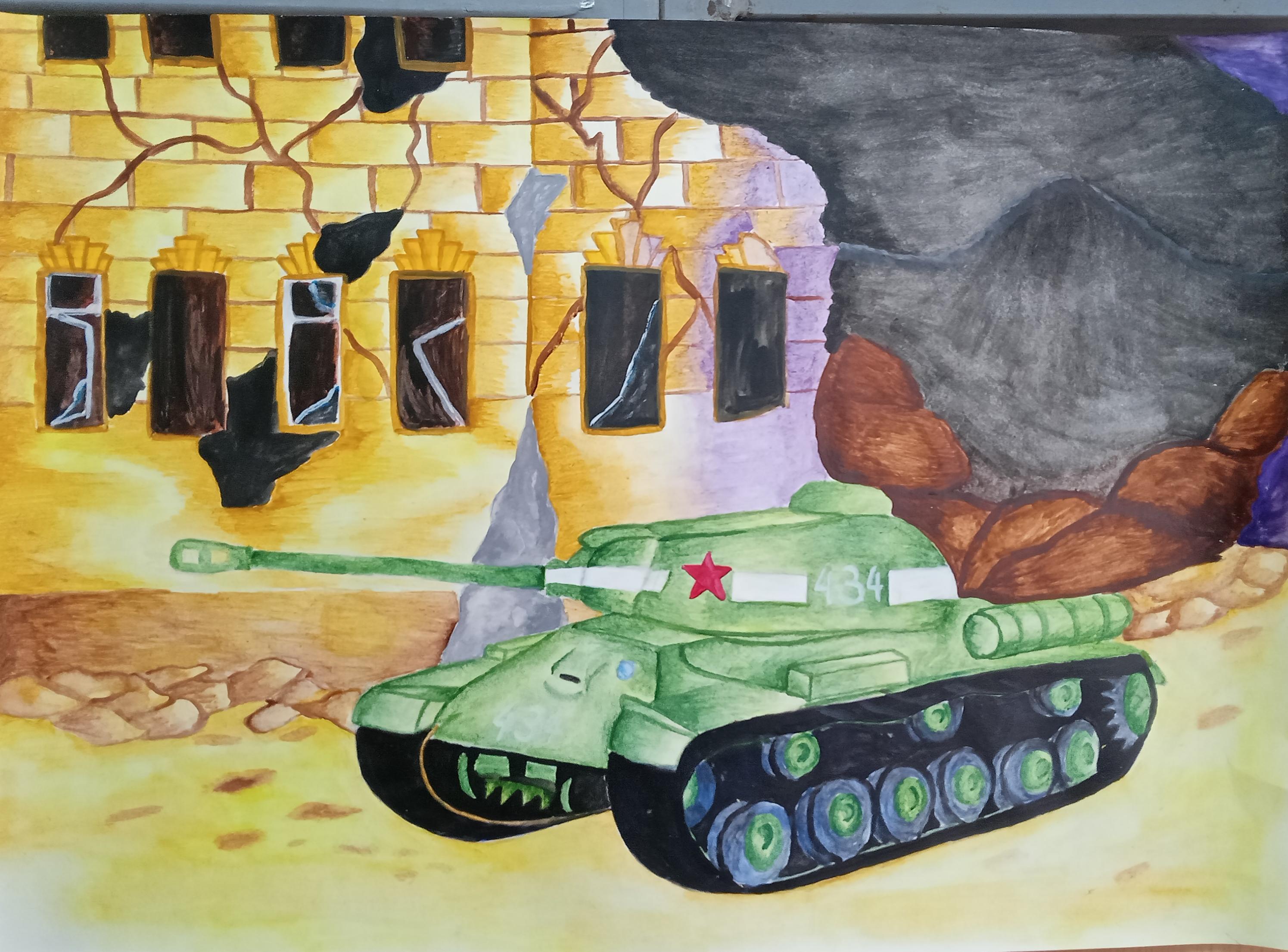 рисунки о войне для детей - 8992906