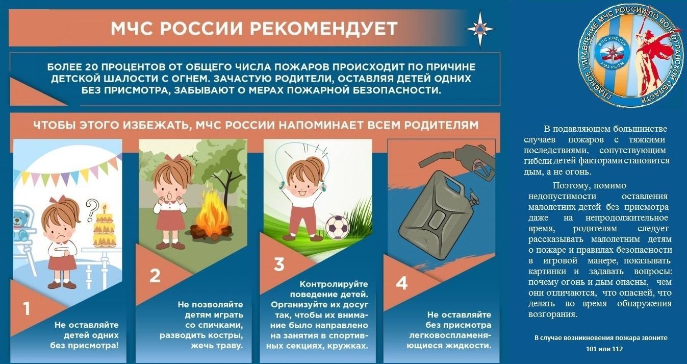 МЧС России о пожарной безопасности