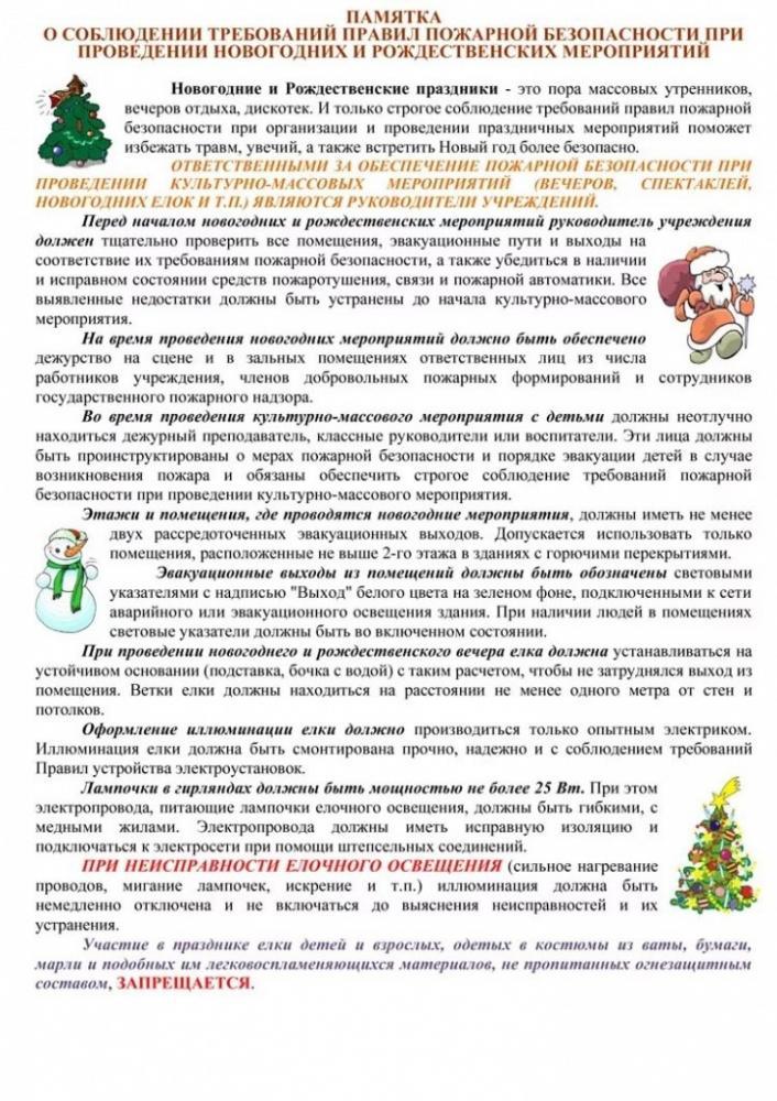 Что нужно знать о безопасности в новогодние праздники