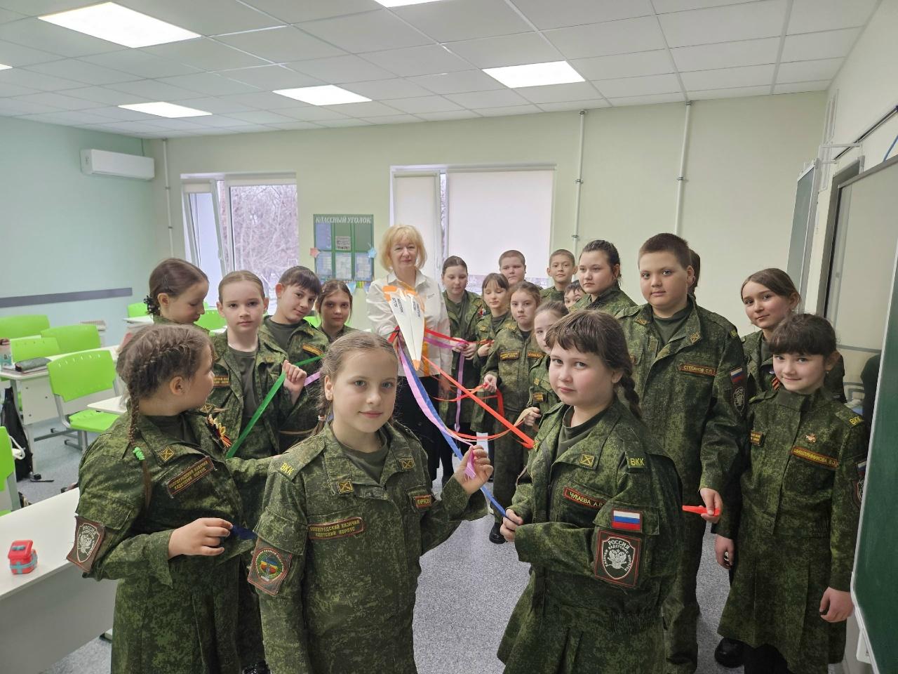 кадеты с ленточками