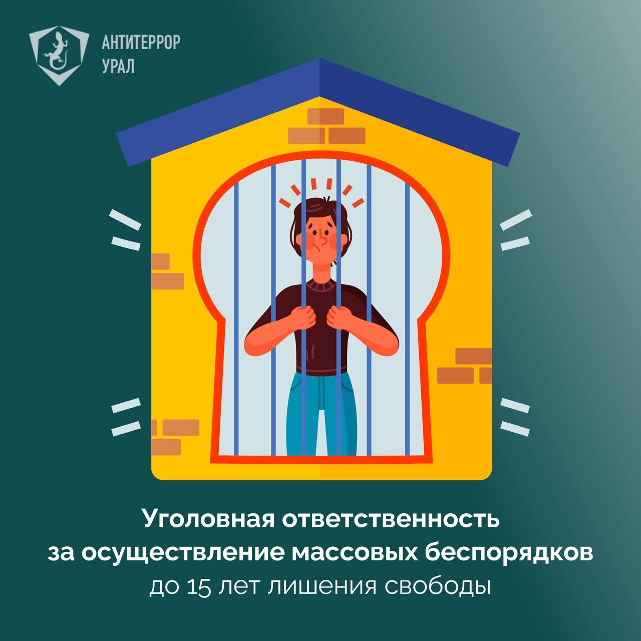 Ответственность за осуществление и/или участие в массовых беспорядках