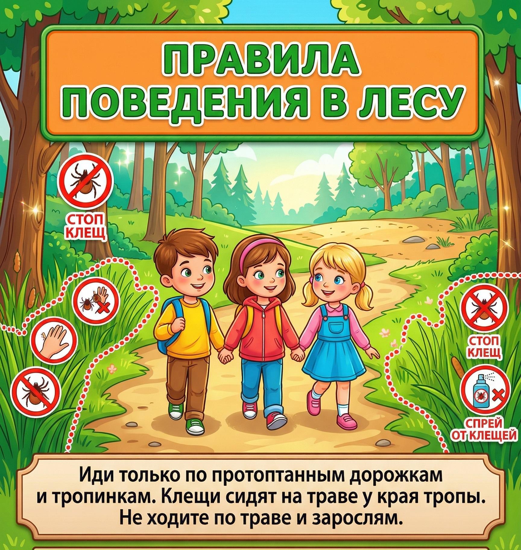 Правила поведения в лесу