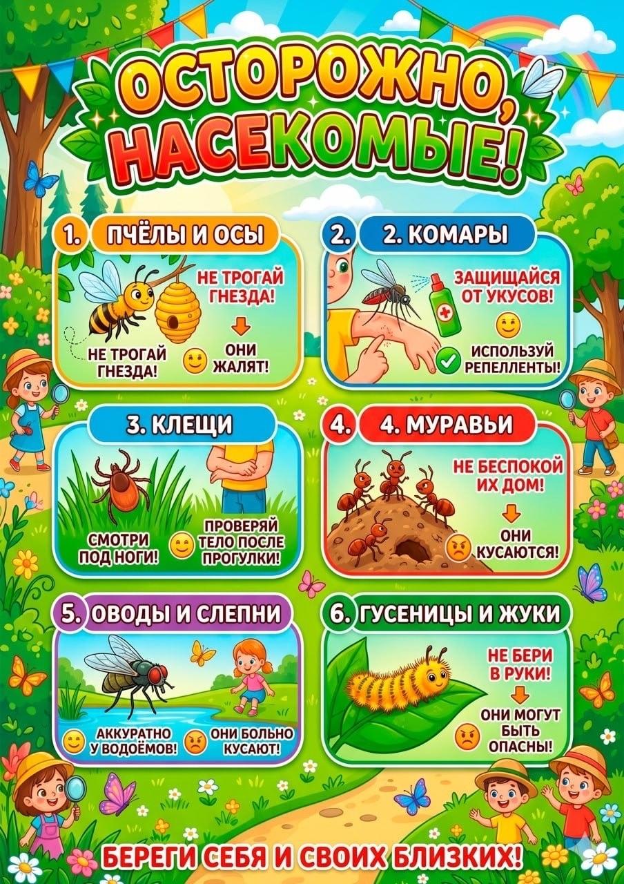 осторожно насекомые