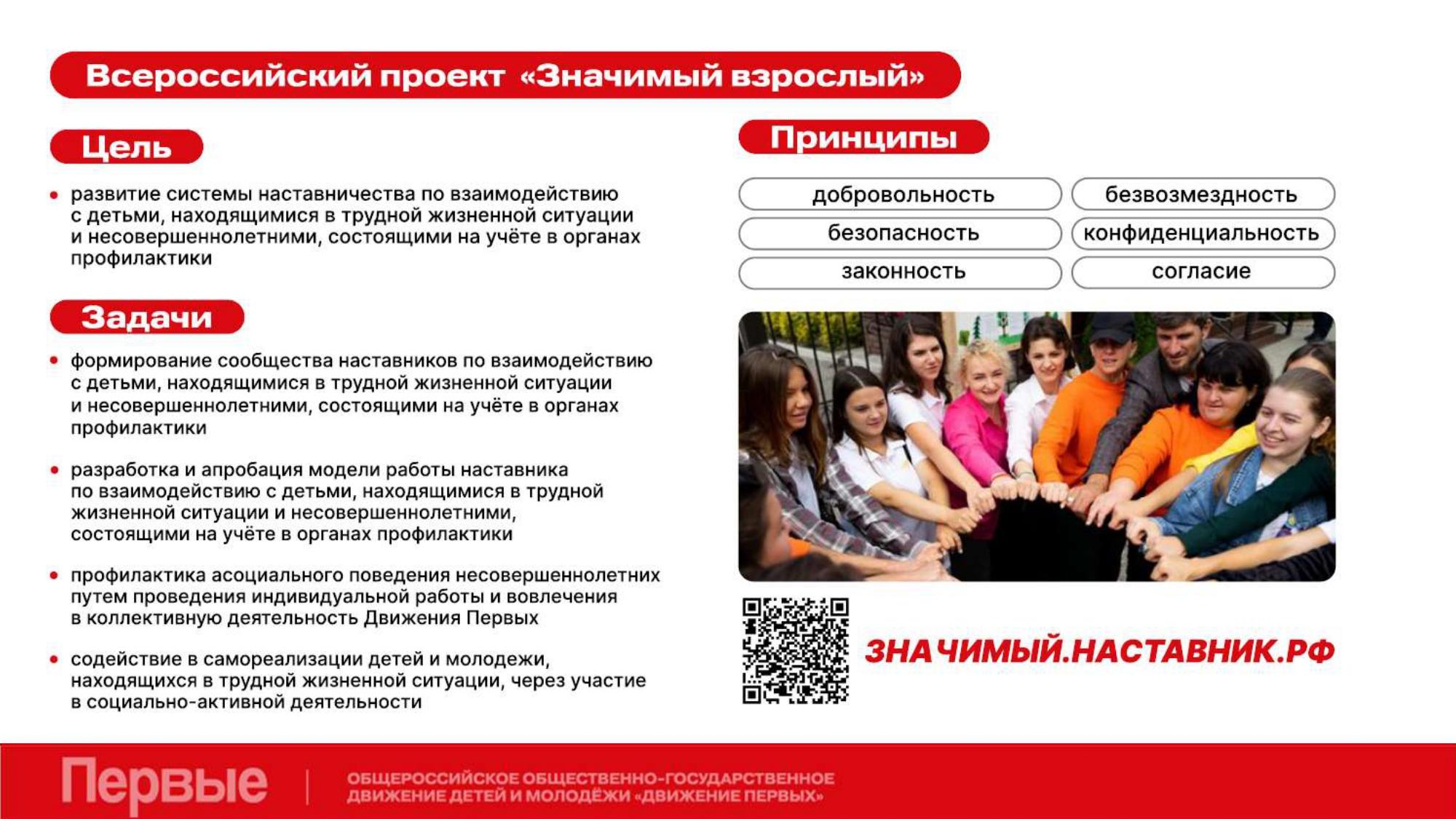 Всероссийский проект "Значимый взрослый"