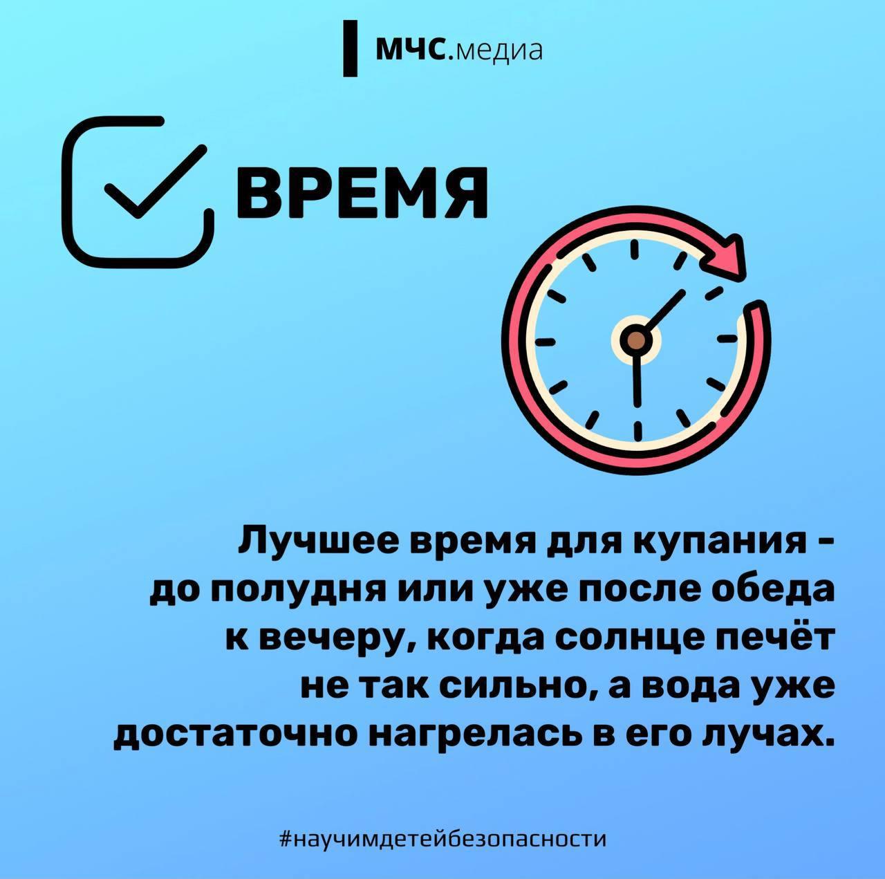 Чек-лист для родителей: "Безопасность на воде"