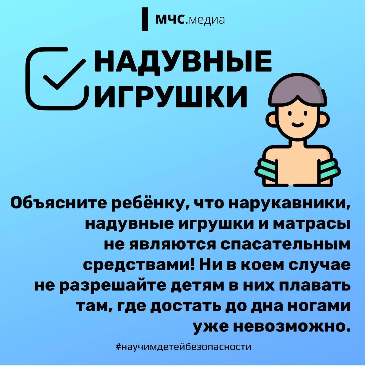 Чек-лист для родителей: "Безопасность на воде"